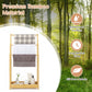 3-Tier Bamboo Towel Rack with Storage Shelf