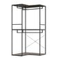 3-Tier Heavy Duty Clothes Rack with 3 Shelves & 2 Hanging Racks