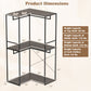 3-Tier Heavy Duty Clothes Rack with 3 Shelves & 2 Hanging Racks