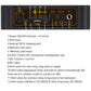 Portable Bluetooth Speaker with Subwoofer Bass, Dual 6.5" LED Woofers and Microphone