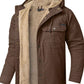 Men's Sherpa Lined Hooded Jacket