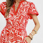 Umgee Paisley Print Midi Dress with Side Pockets