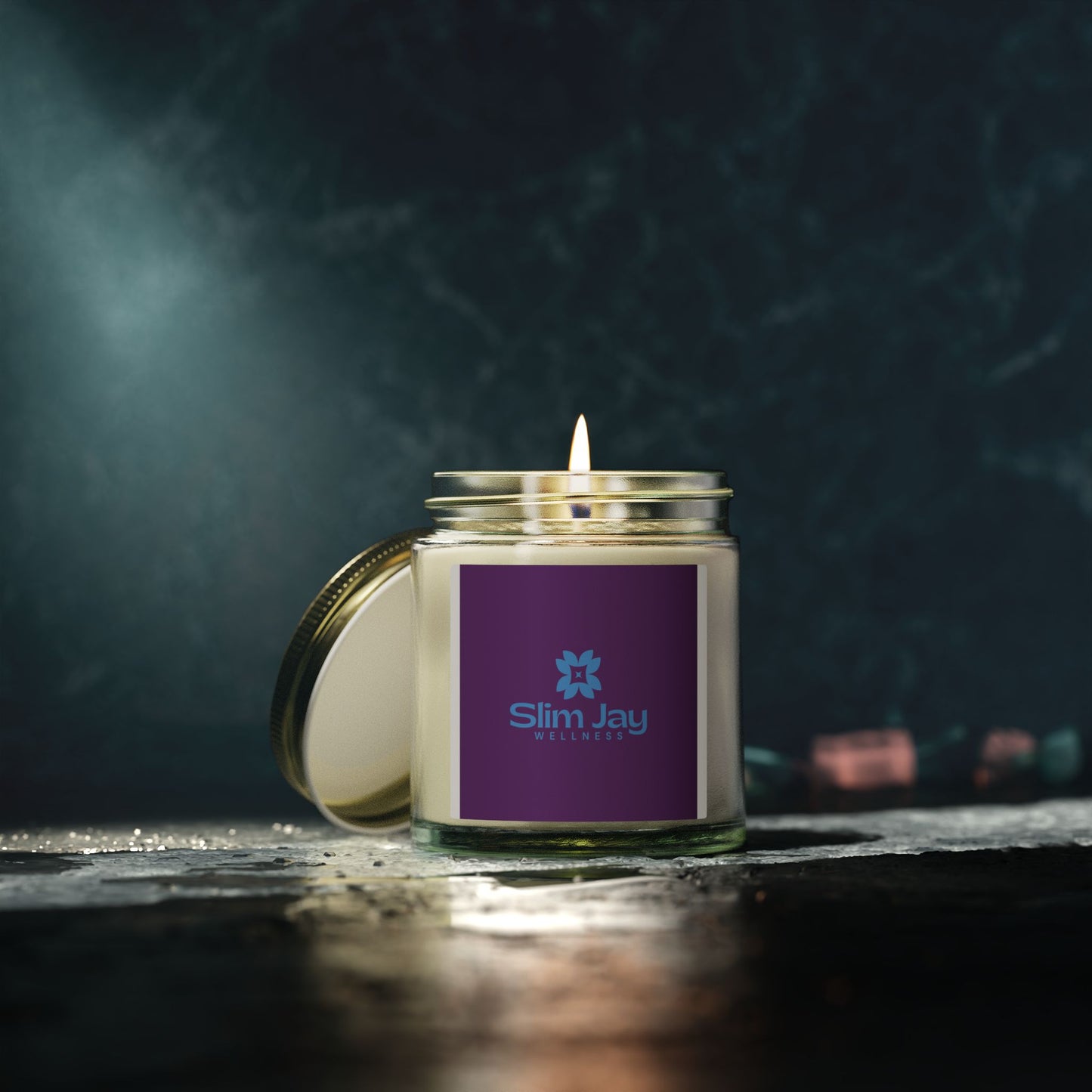 Coconut Apricot Scented Candle — 4oz & 9oz Natural Wax Jar