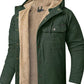 Men's Sherpa Lined Hooded Jacket