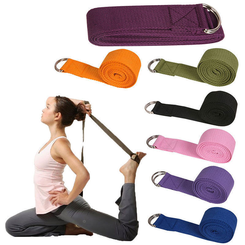 180cm Yoga Stretch Strap Belt – Adjustable Fitness Training Band