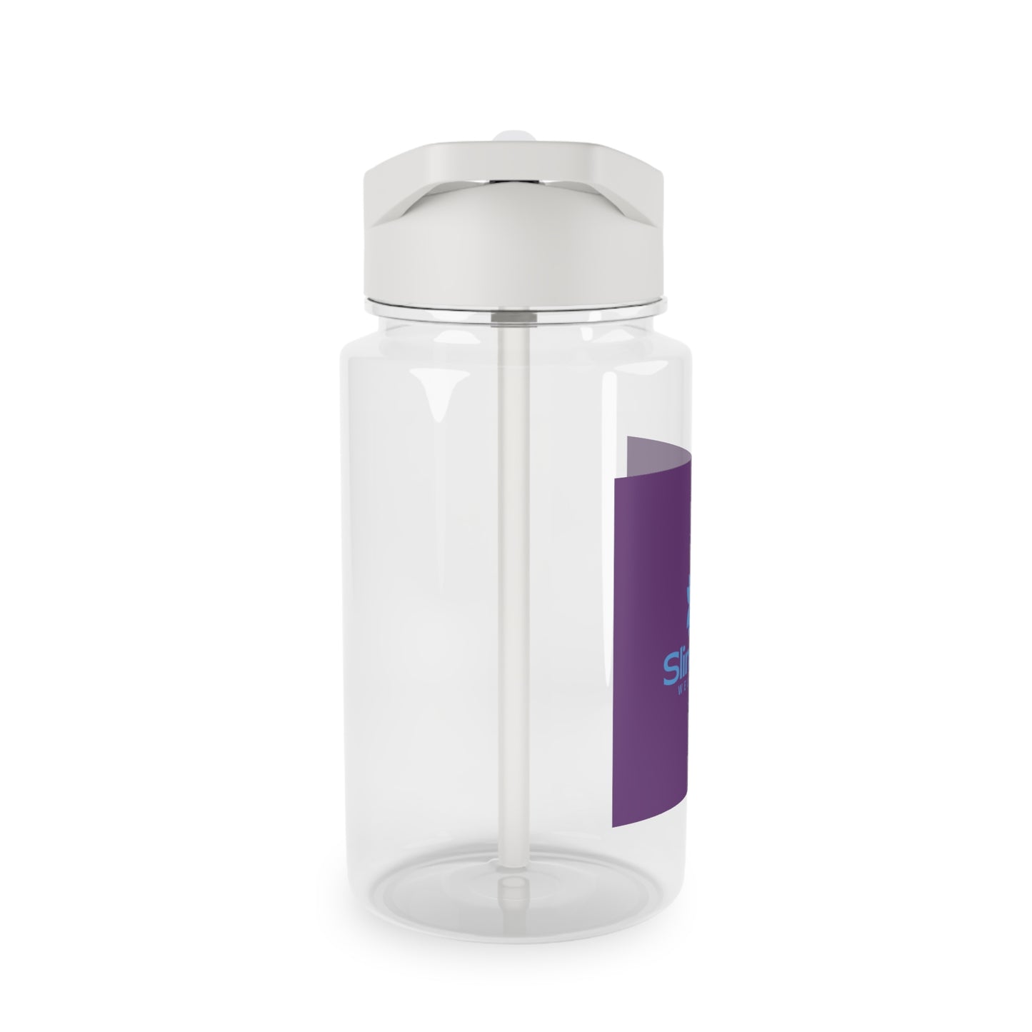 Slim Jay Wellness Tritan Water Bottle — BPA-Free Sports Bottle with Flip Straw