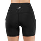 JupiterGear Jolie High-Waisted Athletic Shorts with Hip Pockets
