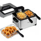 5.3-Qt Electric Deep Fryer with 3 Baskets 1700W LED Touch Screen and 6 Presets