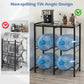 5 Gallon Water Jug Holder for 4 Bottles with Storage Shelf