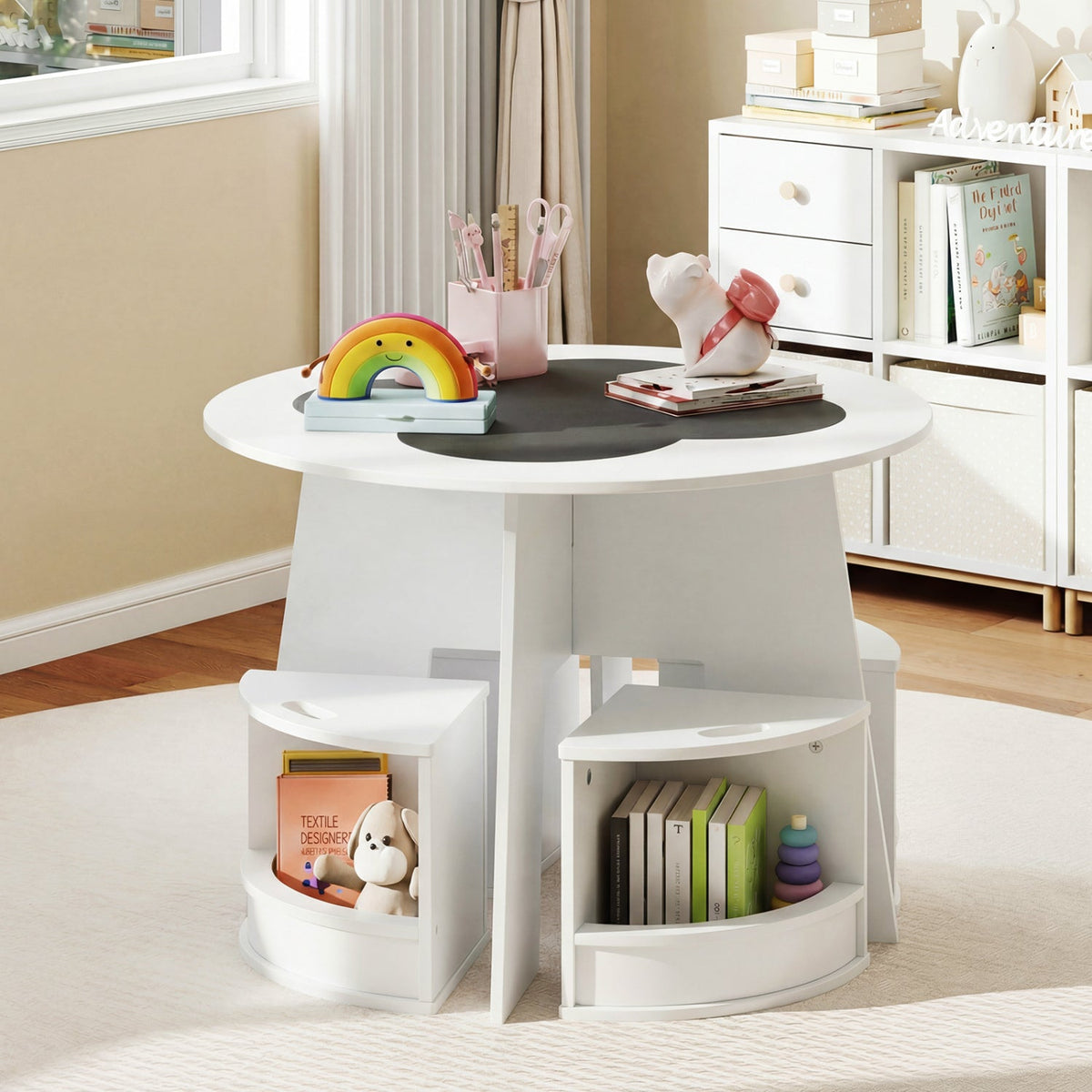 12-Drawer Utility Rolling Cart with Drawers Multi-Use Storage