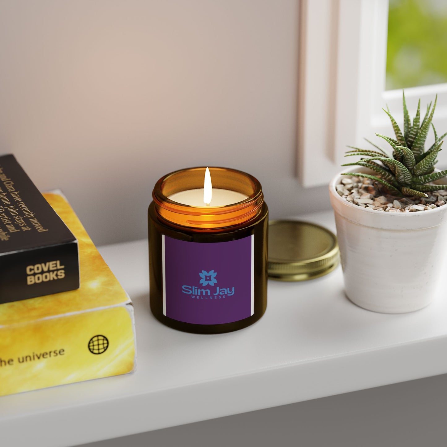Coconut Apricot Scented Candle — 4oz & 9oz Natural Wax Jar
