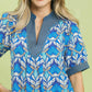 Umgee Mix Tile Print Mini Dress