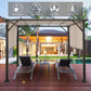 16' x 8' 2Pcs Universal Replacement Canopy for Pergola Structure Sun Awning-Brown