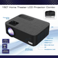 Naxa 150" Home Theater LCD Projector Combo - Refurbished