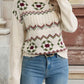Cable Knit Turtleneck Sweater