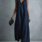 Full Size V-Neck Sleeveless Maxi Dress Plus Size