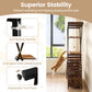 73 Inch Multi-level Cat Tree for Indoor Cats with Elevated Perch and Large Condo