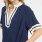 Umgee Linen Rayon Mini Dress