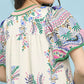 Umgee Paisley Flutter Sleeve Mini Dress