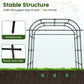 7.5 FT Tall Metal Garden Arch Trellis for Climbing Plants Outdoor