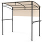 BBQ Grill Canopy 7.8 x 4.4 FT with Shelves and Sidewall