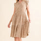 And The Why Boho Printed Tiered Maxi Dress