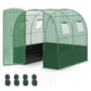 Walk-In Greenhouse with Planter Bed 80" x 79" x 79"