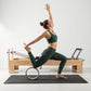 Premium Wooden Pilates and Yoga Wheel with Cork