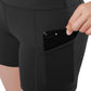 JupiterGear Jolie High-Waisted Athletic Shorts with Hip Pockets