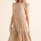 And The Why Boho Printed Tiered Maxi Dress