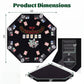 8-Player Foldable Poker Table Top with Cup Holders