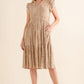 And The Why Boho Printed Tiered Maxi Dress