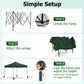 9.5 x 9.5 Feet Pop up Canopy Tent with Adjustable Heights