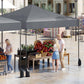 9.5 x 9.5 Feet Pop up Canopy Tent with Adjustable Heights