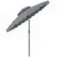 9 Feet Patio Umbrella with Push Button Tilt and Crank