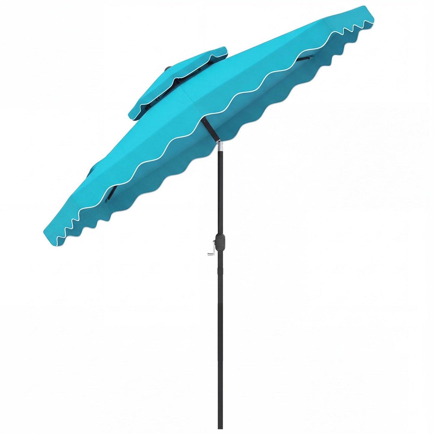 9 Feet Patio Umbrella with Push Button Tilt and Crank