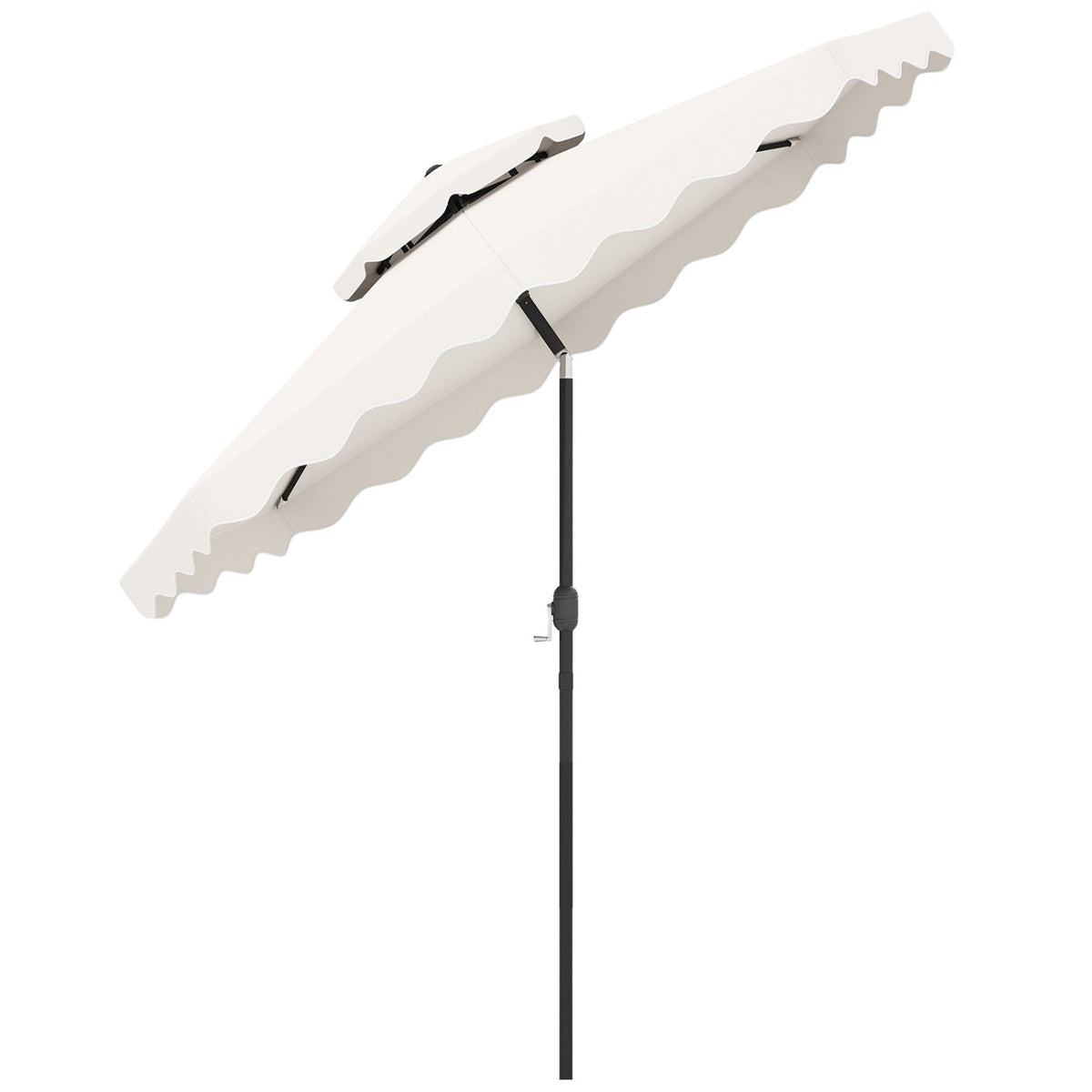 9 Feet Patio Umbrella with Push Button Tilt and Crank
