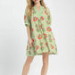 Umgee Abstract Print Mini Dress