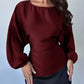 Polka Dot Round Neck Blouse