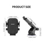 Adjustable Car Phone Holder – Suction Cup Dashboard Mount, Anti-Slip Grip, iPhone & Android