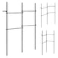 Floor to Ceiling Clothes Rack with 4 Adjustable Hanging Rods