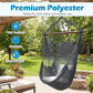 Caribbean Hammock Chair with Metal Spreader Bar Large Soft-Spun Rope Woven Swing