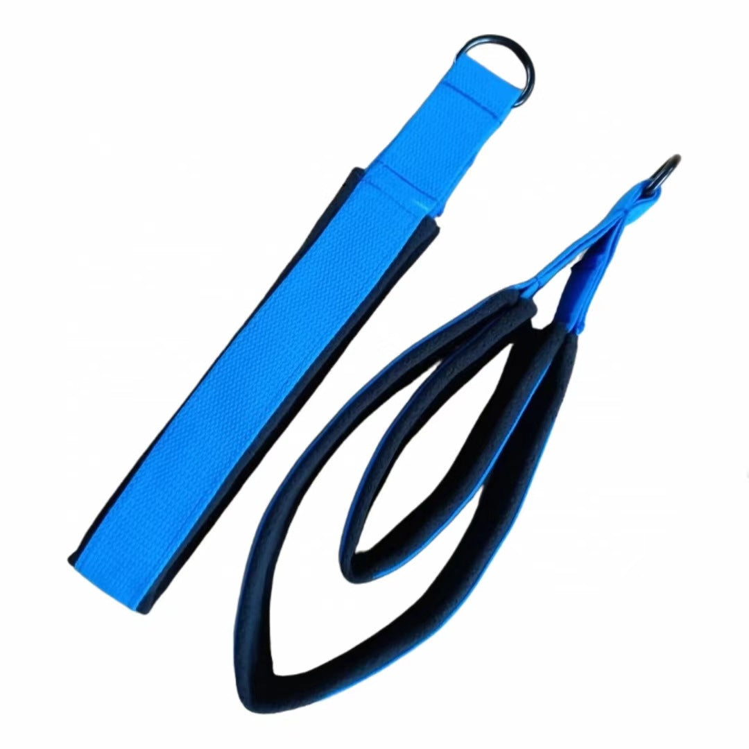 Double Ring Yoga Pilates Straps – Ankle & Wrist Support Bands