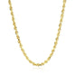 10k Yellow Gold Solid Diamond Cut Rope Chain (3.50 mm)