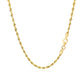 10k Yellow Gold Solid Diamond Cut Rope Chain (2.50 mm)