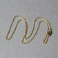 14k Yellow Gold Diamond Cut Cable Link Chain (1.30 mm)