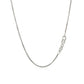 14k White Gold Round Box Chain (1.3 mm)