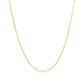 14k Yellow Gold Diamond Cut Cable Link Chain (1.10 mm)