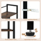 Desktop Bookshelf 38.5" with Storage Display Rack