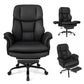Big and Tall Office Chair with Retractable Footrest 500 lbs